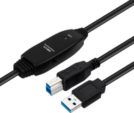 Kabllo USB Microconnect Active A-B, USB 3.0, 10m, i zi