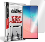 Xham mbrojtës GrizzGlass Hybrid Glass për Samsung Galaxy S10 Lite, hibrid, transparencë e lartë