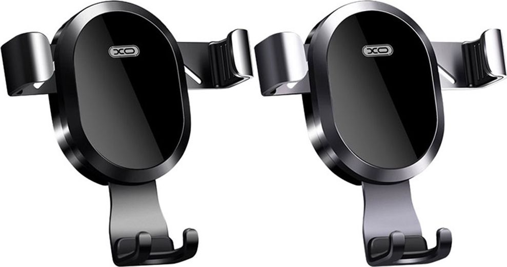Mbajtës telefoni për makinë XO WX015 Gravity, karikim wireless, i zi