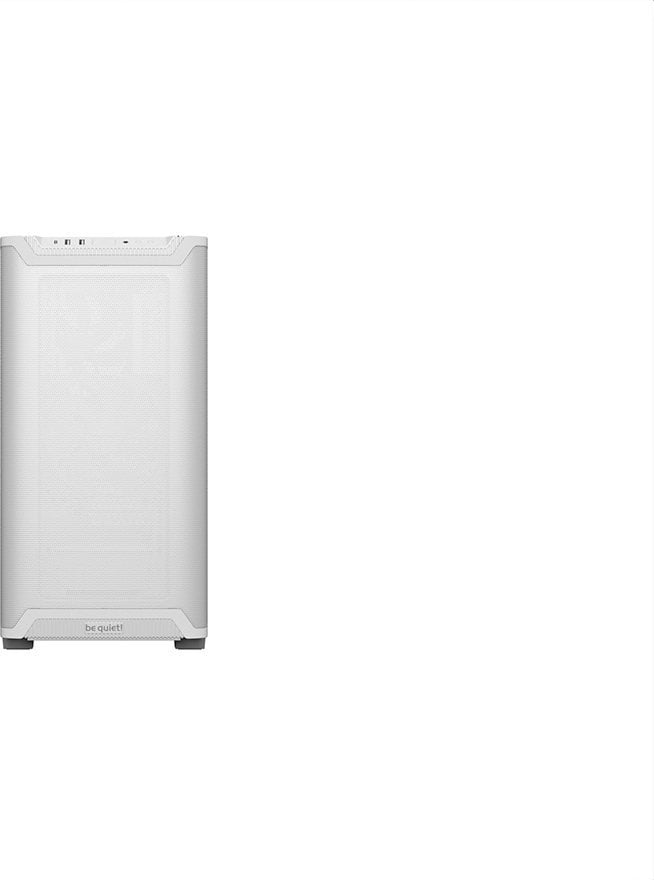 Куќиште PC Be Quiet Pure Base 501 Airflow, MIDI Tower, стаклено прозорче, бело