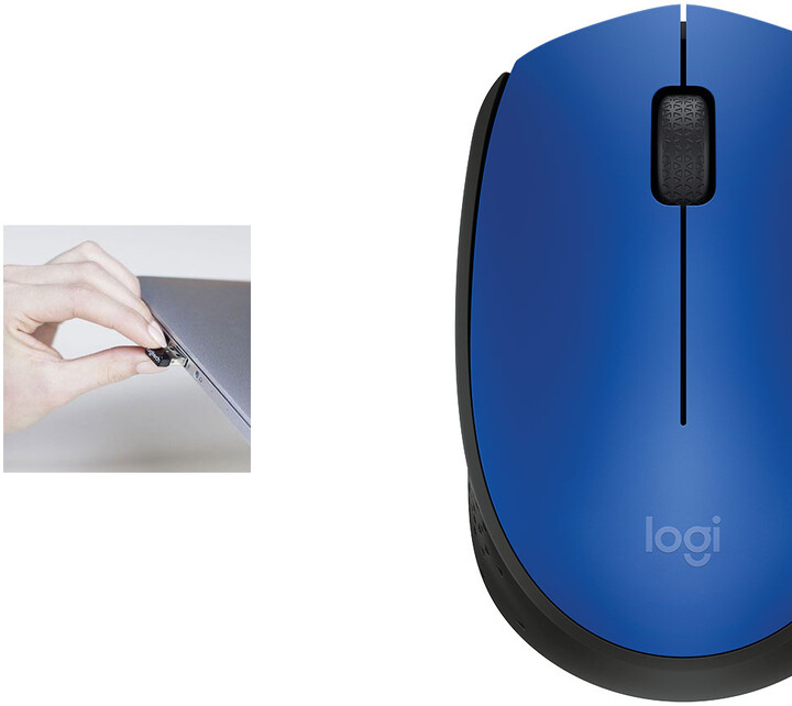 Maus Logitech M171, i kaltër