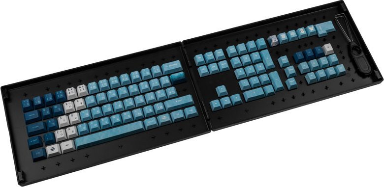 Set keycaps Traitors Yuki Onna, PBT Dye Sub, 109 taste, UK layout