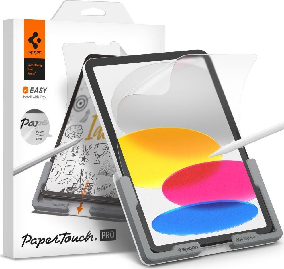 Folie mbrojtëse Spigen Paper Touch Pro iPad 10.9 2022, mat, transparente