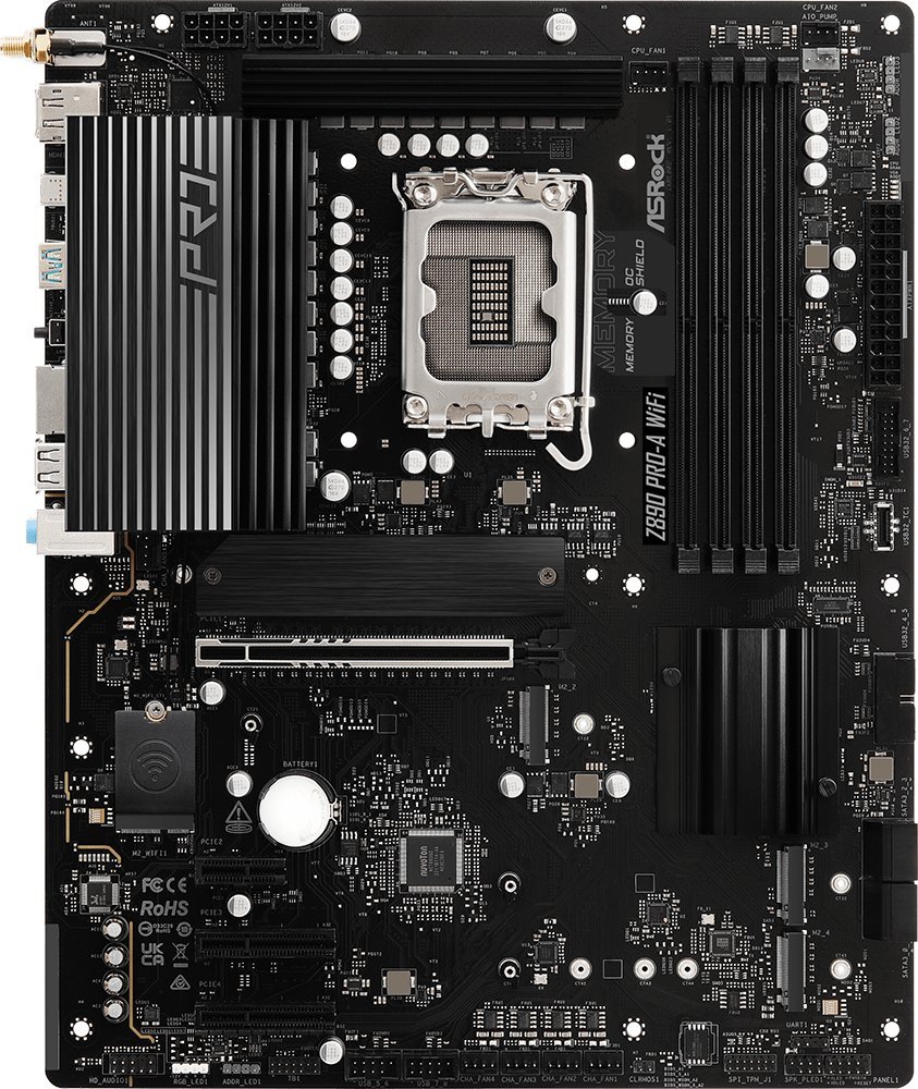 Pllakë amë ASRock Z890 Pro-a WiFi, DDR5, PCIe 5.0, ATX