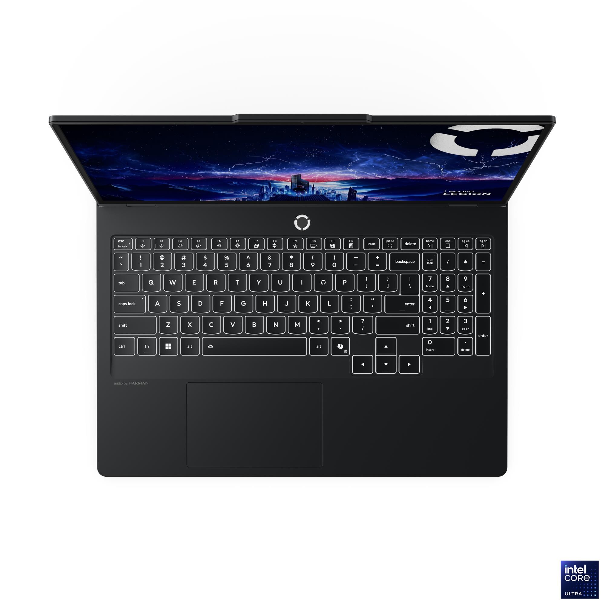 Laptop Legion Pro 5 16IAX10H, Intel Core Ultra 9 275HX, 2x 16GB SODIMM DDR5-5600, 1TB SSD M.2 2280 PCIe 4.0x4 NVMe, NVIDIA GeForce RTX 5070, црн