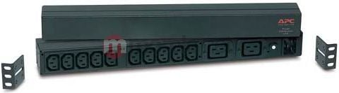 Rrjetë PDU APC Basic, 16A, 230V, 12 dalje AC, e zezë