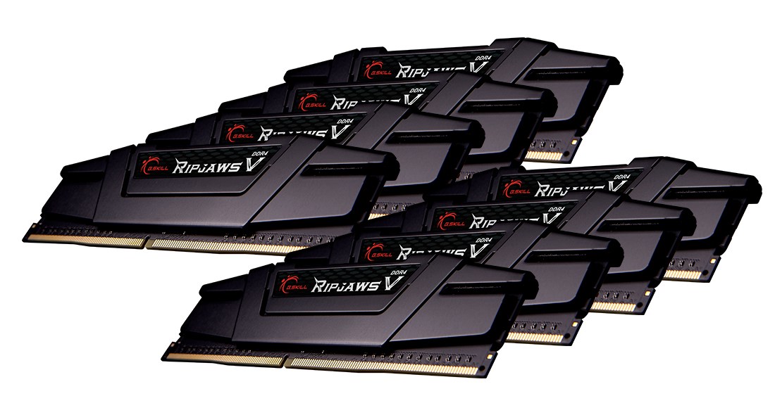 Memorie RAM G.Skill Ripjaws V F4-3200C16Q2-256GVK 256 GB (8 x 32 GB) DDR4 3200 MHz
