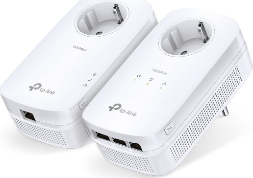 Адаптер поврзување преку електрична мрежа TP-Link AV1300 TL-PA8033P KIT, 1300 Mbps, 3x гигабитни, бел
