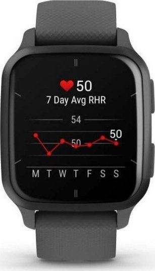 Ora sportive Garmin Venu Sq 2 Shadow, 1.4", GPS, gri