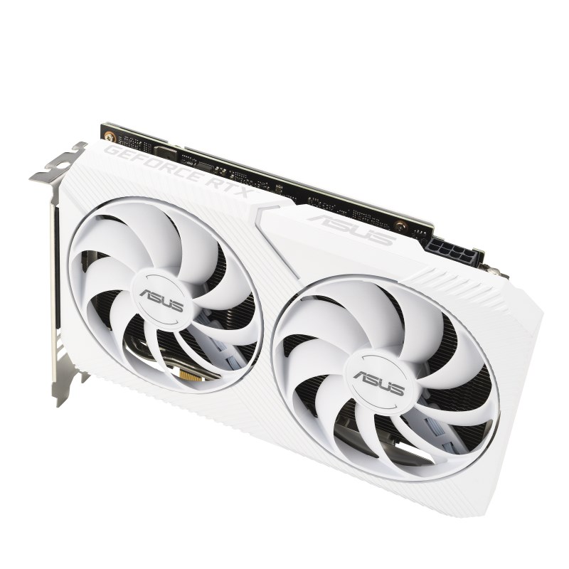 Kartë grafike ASUS NVIDIA GeForce RTX 3060, 8 GB GDDR6, DUAL-RTX3060-O8G-WHITE