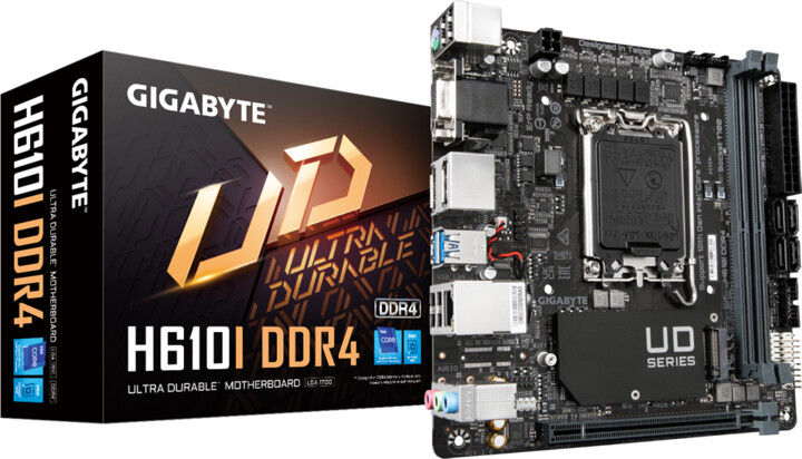 Pllakë amë GIGABYTE H610I DDR4 - Intel H610