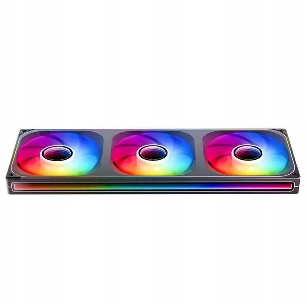 PC вентилатори Jonsbo ZA-420, 3x140mm PWM, ARGB, црни