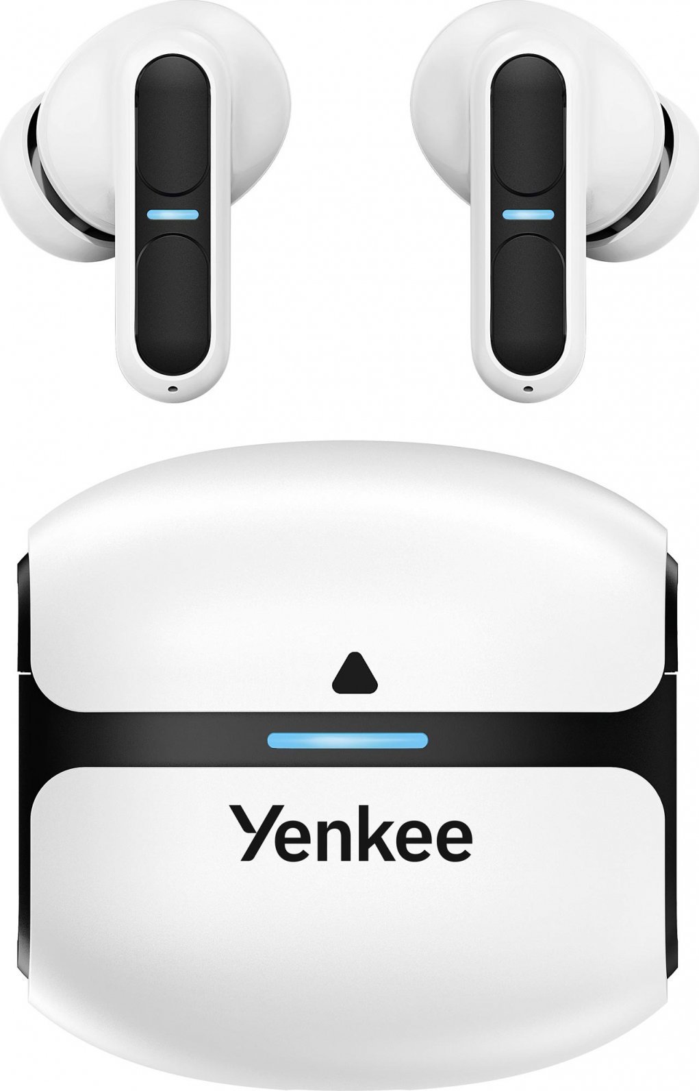 Kufje wireless Yenkee YHP 09BT Evepods Pro WE, me kuti karikimi, të bardha
