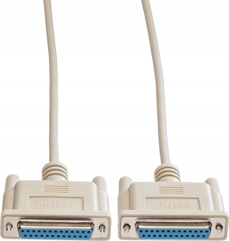 Сериски кабел Roline DB25 F/F, 3m, сив