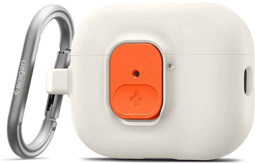 Këllëf Spigen Nano Pop për AirPods Pro 3, kapëse sigurie, portokalli beige