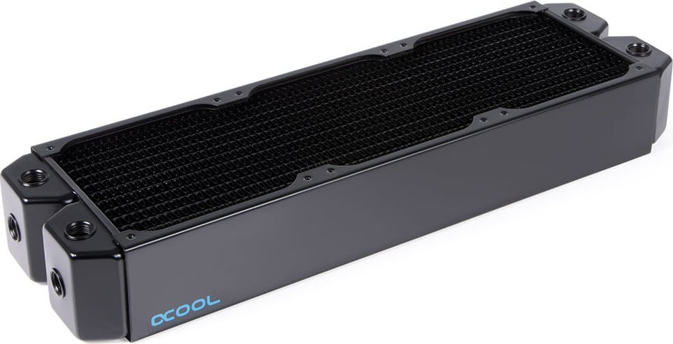 Radiator uji Alphacool NexXxoS UT60 Full Copper Dual Flow 360mm, për ftohje liquide PC, i zi