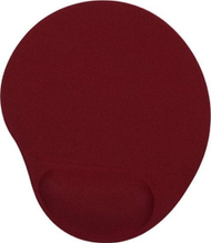 Подлога за глушец Powerton ERGO PALMA, со перниче од гел, против лизгање, бордо црвена