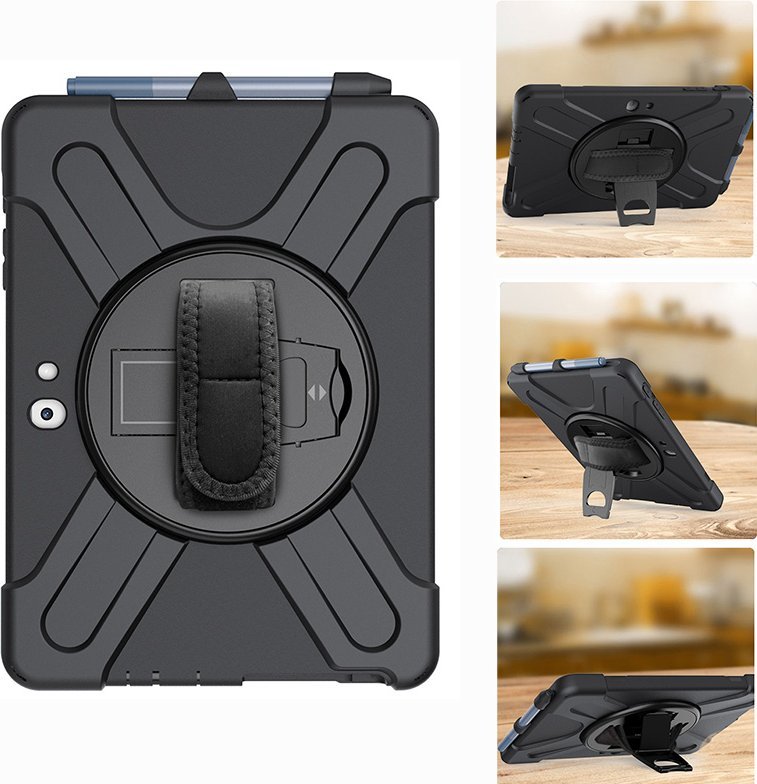 Mbulesë tablet eStuff për Microsoft Surface Go Go 2 Go 3, 10.5", e zezë