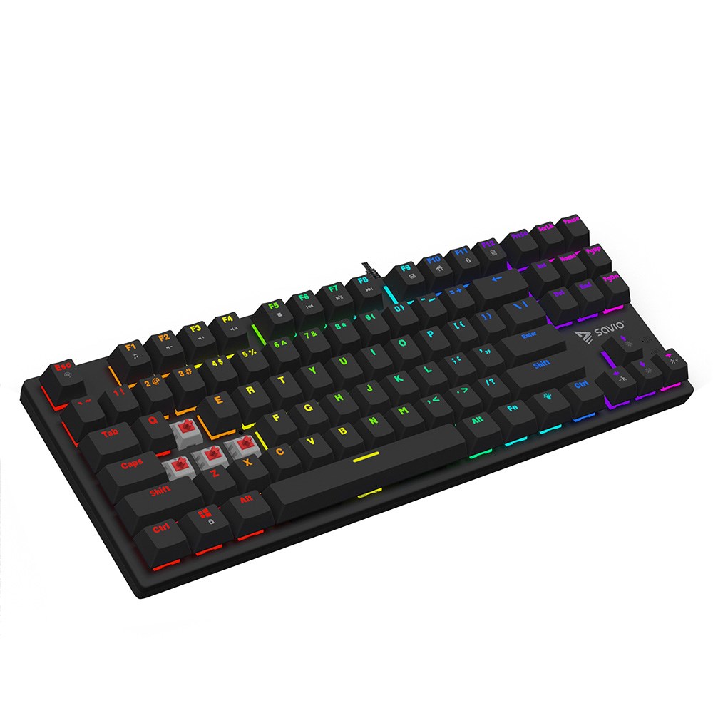 Tastierë mekanike Savio Tempest X2, Outemu RED, RGB, e zezë