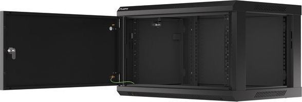 Ѕиден кабинет Lanberg WF01-6406-00B, 19\" 6U, капацитет 60 kg, црн