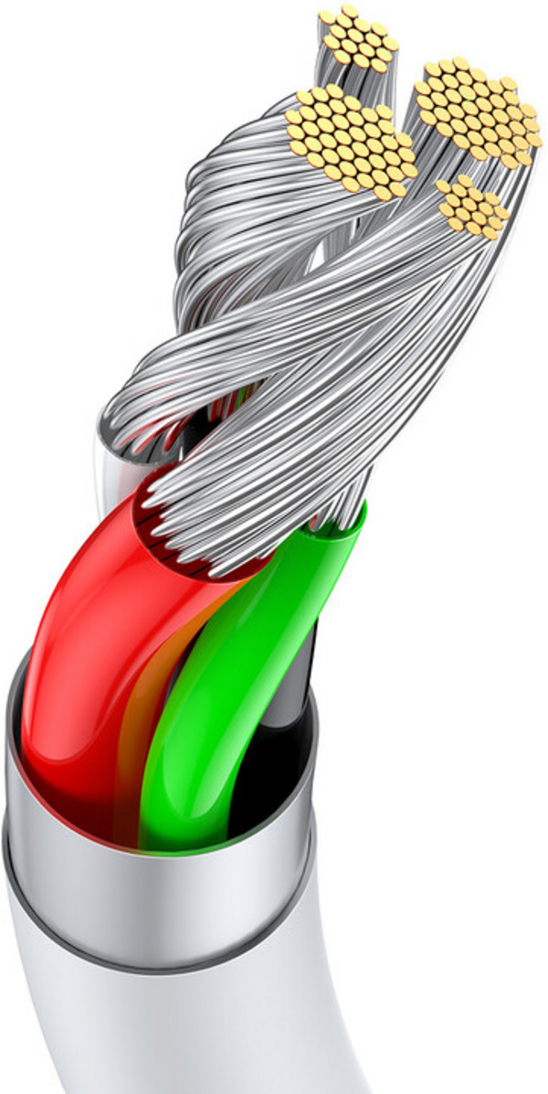 Kabllo BASEUS Superior Series USB-C - USB-C, 66W, 2m, e bardhë