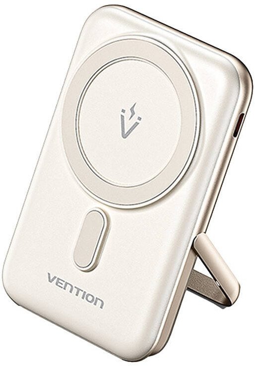 Powerbank magnetik Vention, 10000mAh, Wireless 20W USB C, i bardhë