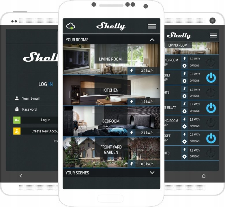 Buton smart dimmer Shelly Blu Button Tough, BLE, i zi