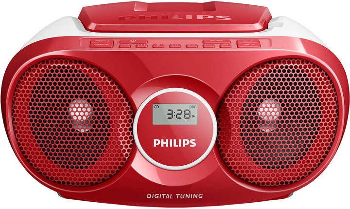 Radio Philips AZ215R/12, e kuqe