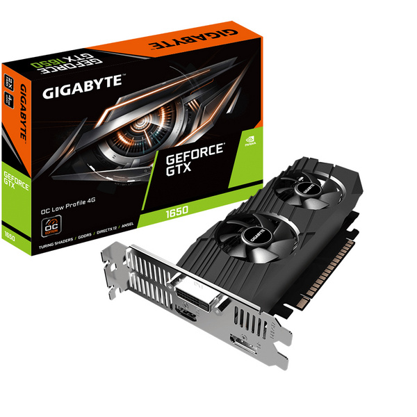 Kartelë grafike Gigabyte NVIDIA GeForce GTX 1650 OC Low Profile 4G, 4GB GDDR5