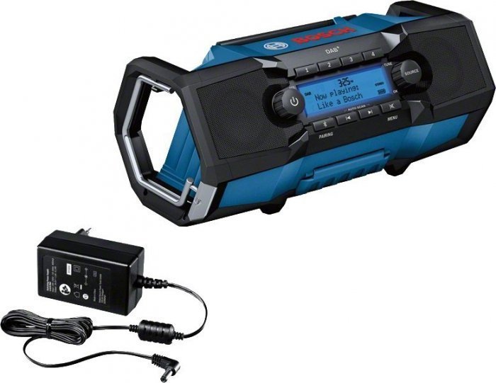 Radio kantieri Bosch GPB 18V-2 SC Professional, DAB+ FM Bluetooth, 18V, blu