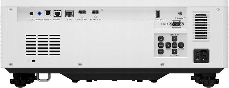 Projektor Sharp P721Q, 7200 ANSI Lumens, 4K UHD, i bardhë