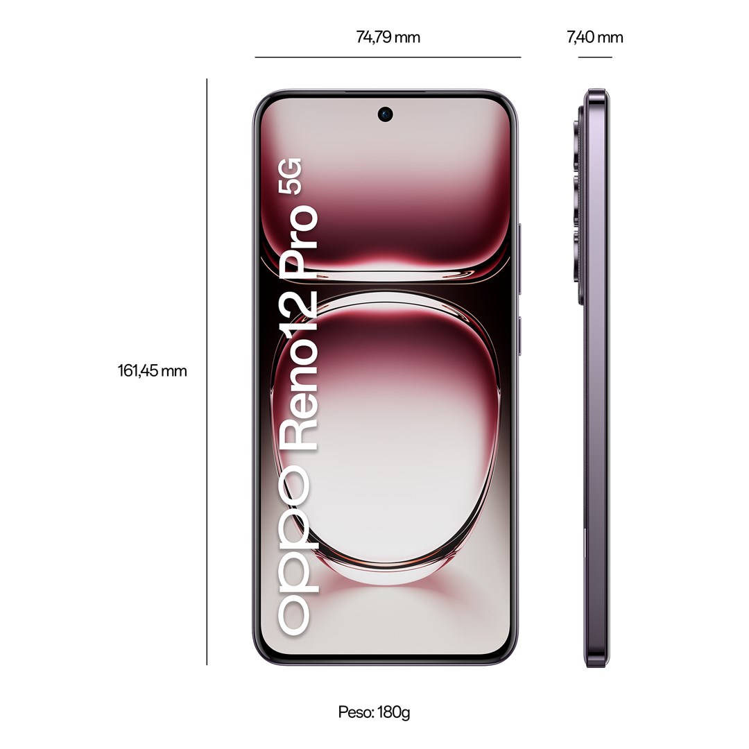 Celular Oppo Reno12 Pro 5G, 6.7", 512GB, 12GB RAM, i kaftë