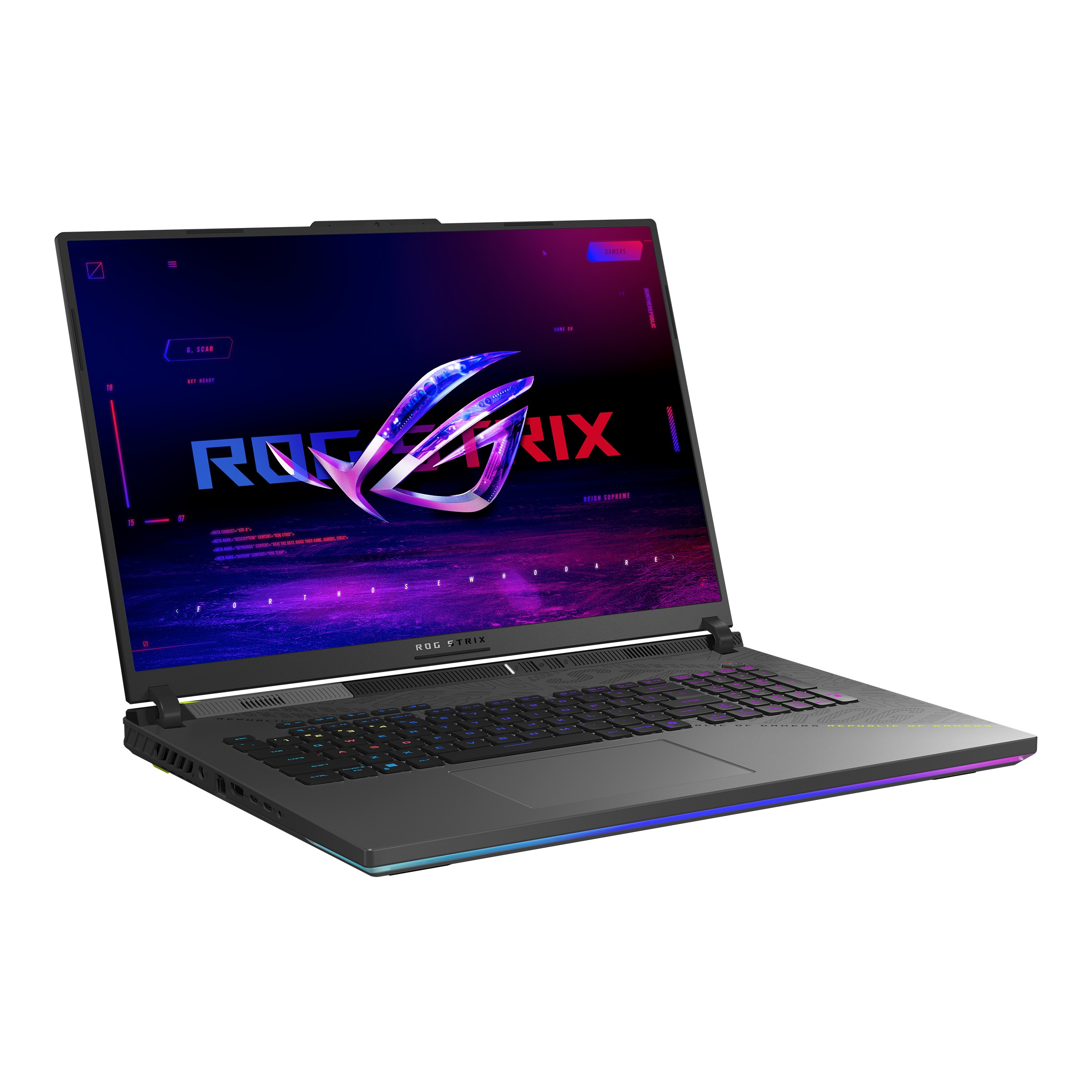 Laptop gaming ASUS ROG Strix G18, 18", AMD Ryzen 9 9955HX, 32GB RAM, 1TB SSD, NVIDIA GeForce RTX 5060, i zi