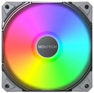 Вентилатор за куќиште Montech E28 ARGB, 120mm, ARGB осветлување, црн