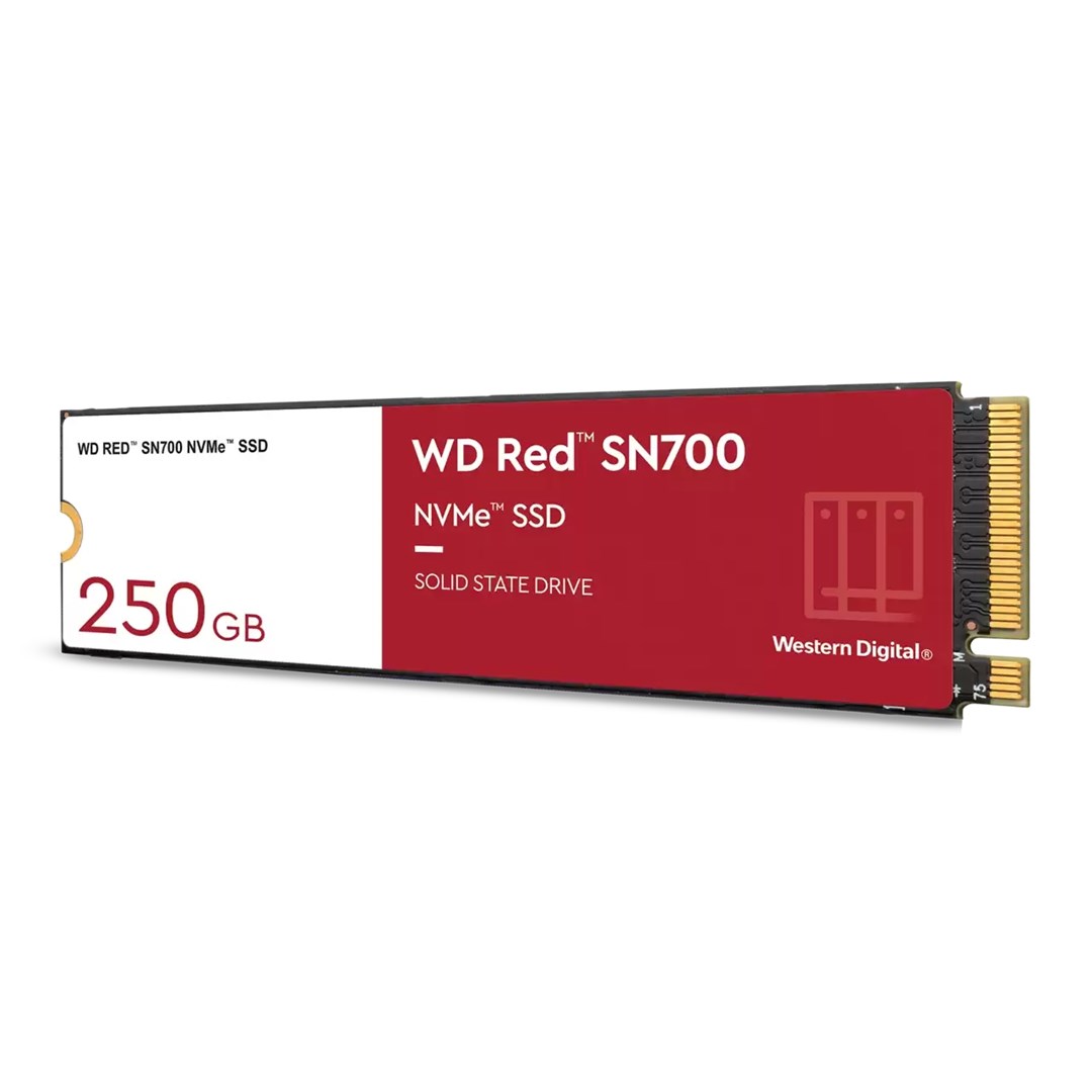 Disk SSD WD Red SN700, M.2, 250GB, PCIe 3.0, i kuq