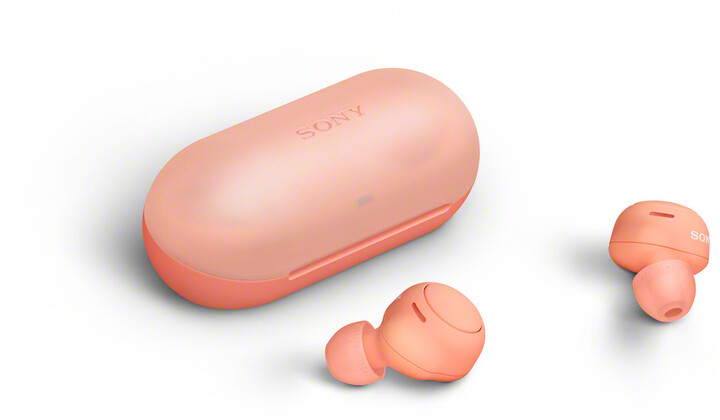 Слушалки Sony WF-C500, црвена боја
