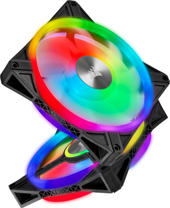 Ftohës Corsair iCUE QL120 RGB, 120mm, i zi