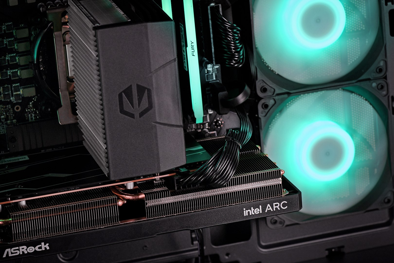 Компјутер Actina View, i5-12400F, 32GB, 1TB SSD, Arc A580, црн