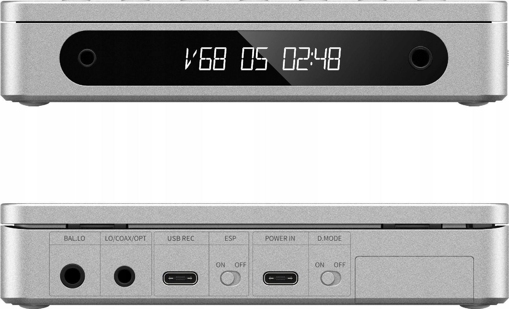 Портабилен ЦД плеер FiiO DM13 BT, Bluetooth, 10 часа батерија, сребрен