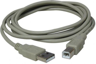 Kabllo USB Logo USB-A - USB-B (17059), 3 m, e bardhë