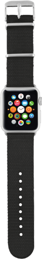 Rrip Trust për orë Apple Watch 42mm, i zi
