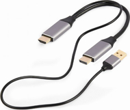 Përshtatës AV Gembird DisplayPort - HDMI (A-HDMIM-DPM-01), i zi
