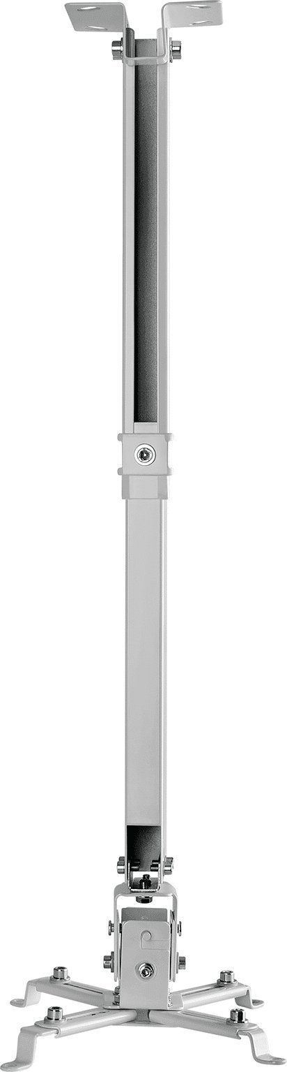 Држач за проектор без марка, ѕиден и тавански монтажен, со прилагодлива рака, 20kg, сребрен