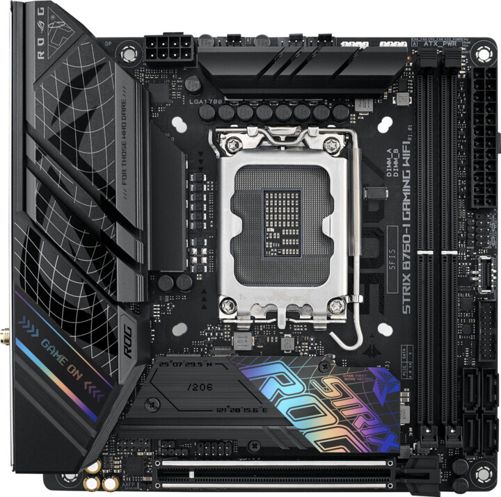 Pllakë amë ASUS ROG STRIX B760-I GAMING WIFI - Intel B760