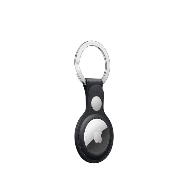 Apple AirTag Leather Key Ring, Midnight