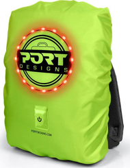 Mbulesë shiu për çantë Port Designs 180113, deri 25L, me LED, e verdhë neon