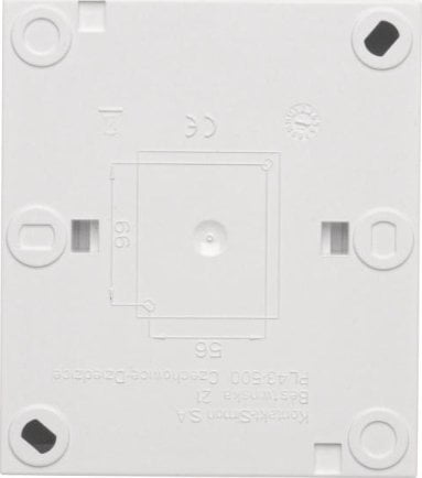 Prizë sipërfaqësore Kontakt-Simon Aquaclick ACGZ1C/11, IP44, me tokëzim, e bardhë
