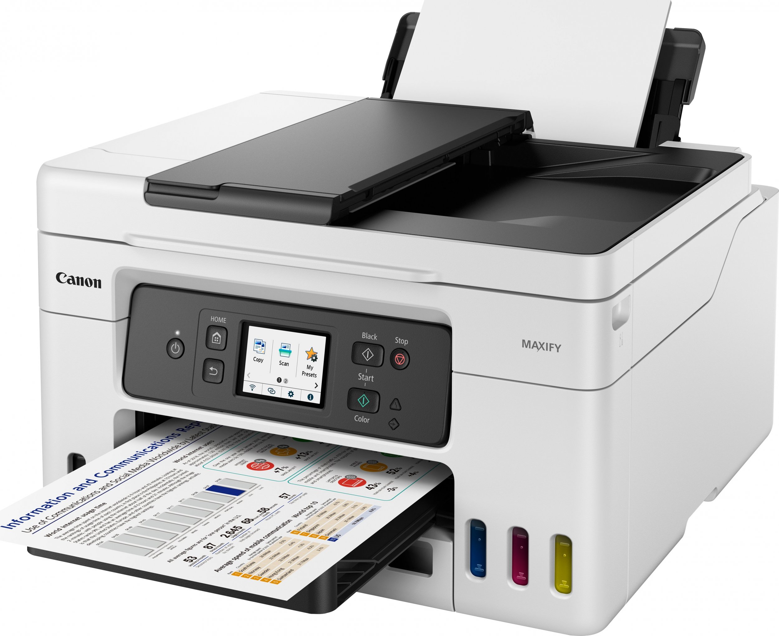 Pajisje multifunksionale Canon Maxify GX4050, Wi-Fi, duplex, e zezë