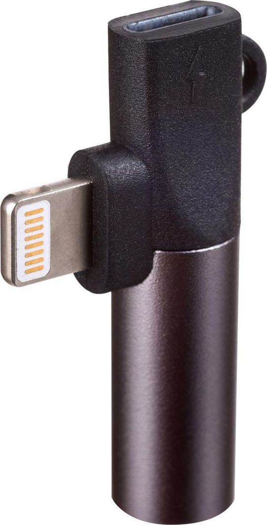 Përshtatës USB Akyga Lightning - mini Jack 3,5 mm (AK-AD-63), i zi