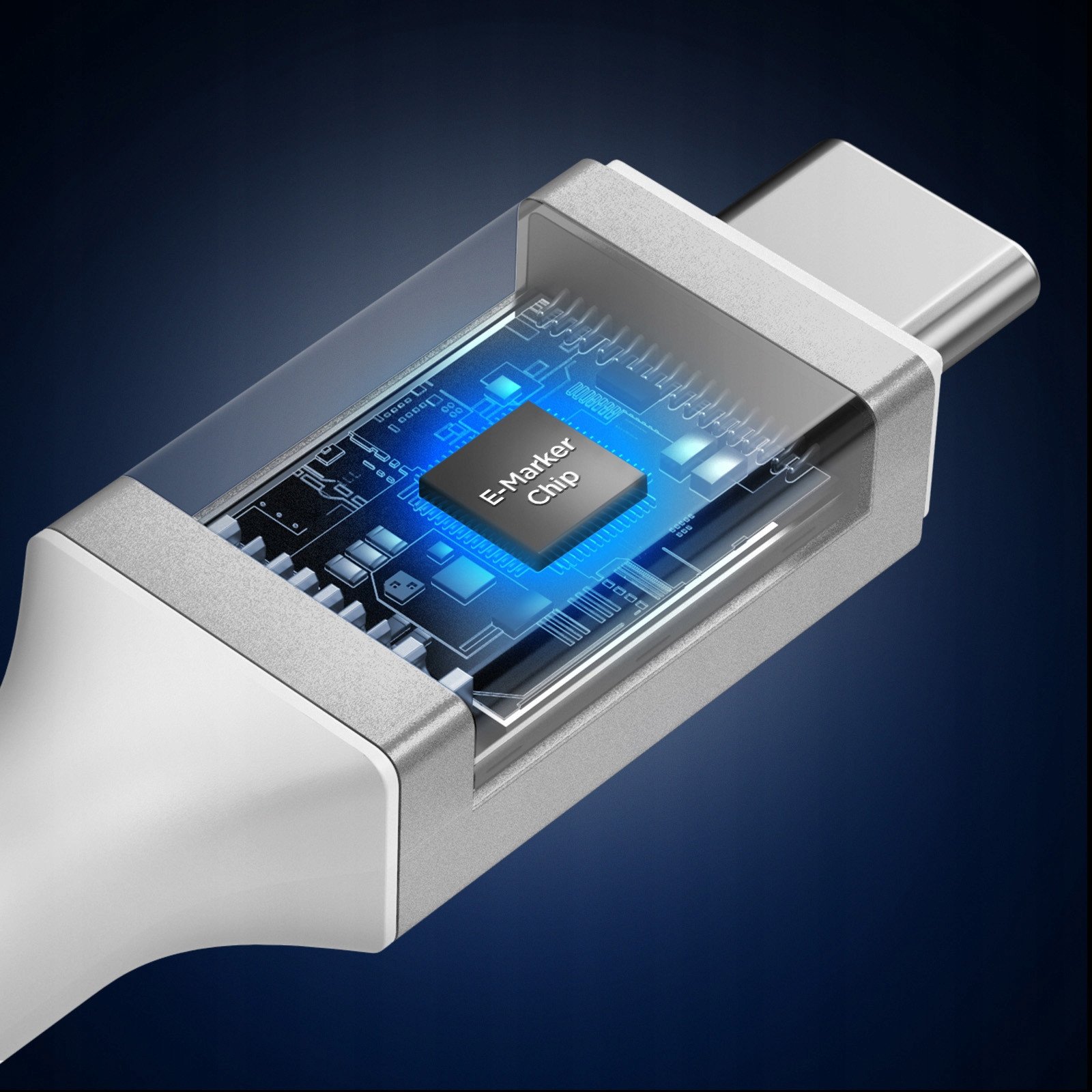 Kabëll USB C në USB C Spigen Essential EB24012CC, 240W, 1.2m, i bardhë